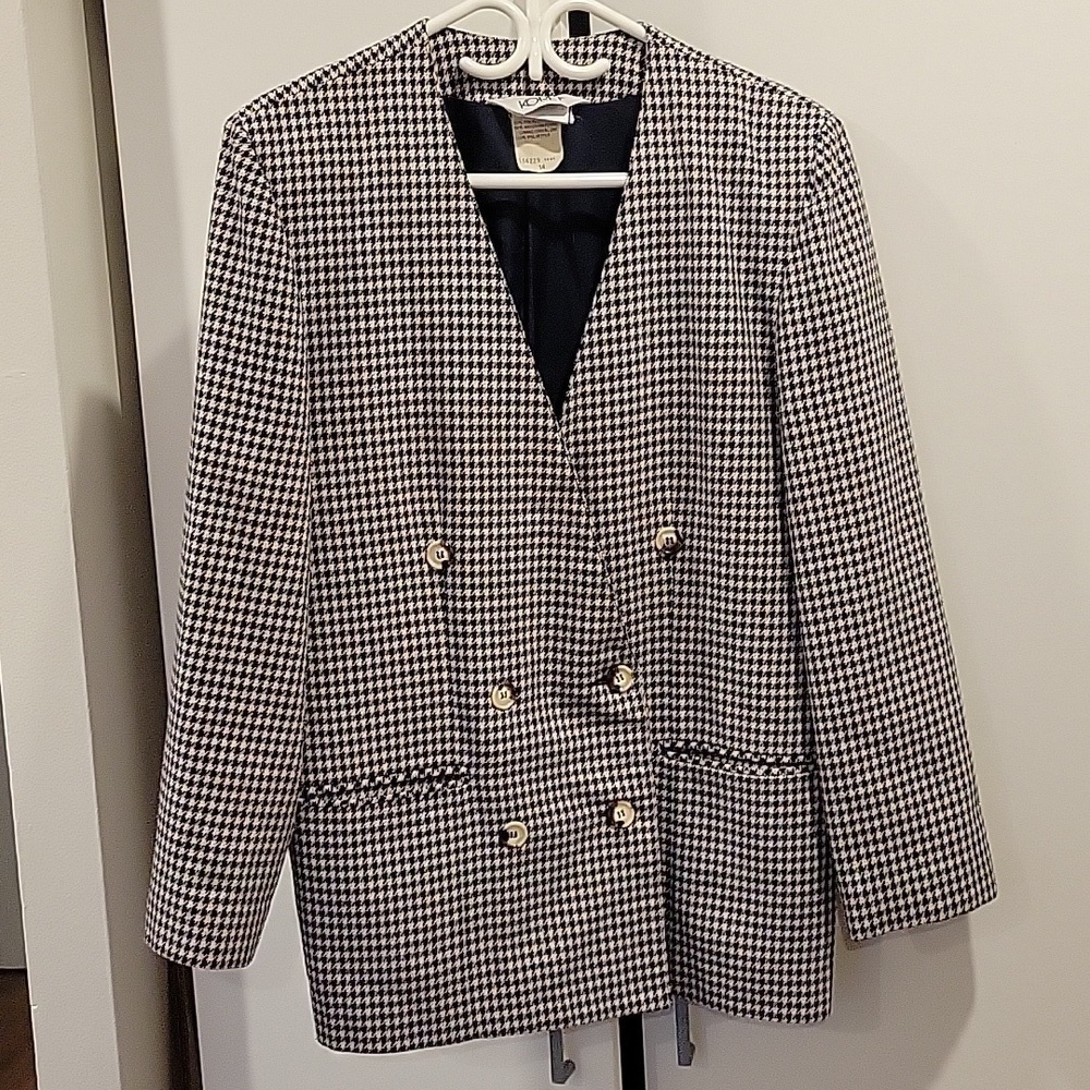 KORET Double Breasted Boxy Blazer 14